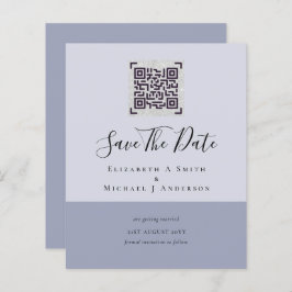 Inbjudningskort för Spara för modern QR-skanningsk