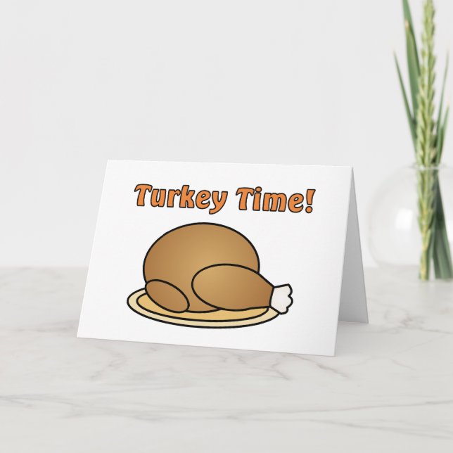 Inbjudningskort för Turkiets Thanksgiving - middag (Framsida)
