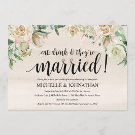 Inbjudningskort för Vår efter Bröllop neutralt eft