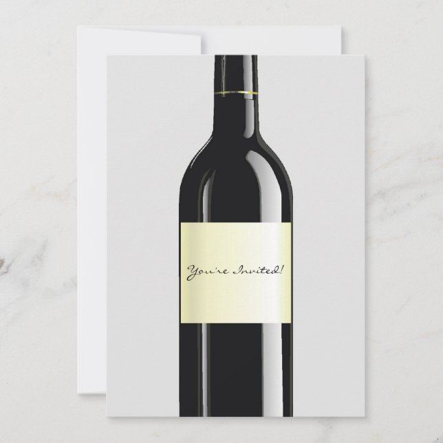 Inbjudningskort för Vin (Framsida)