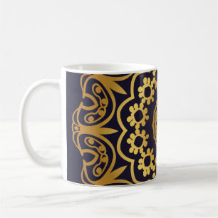 Inbjudningskort för vintage med Mandala mönster. D Kaffemugg