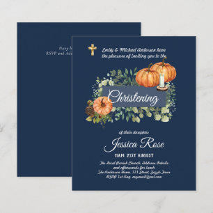 Inbjudningskort i flottan FALL Christening