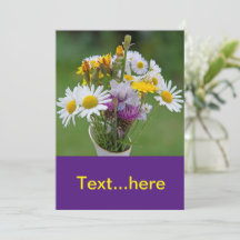 Inbjudningskort Mall för Bröllop