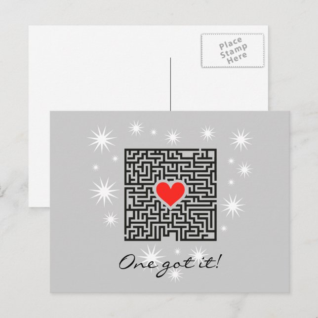 Inbjudningskort möhippa (Fram/baksida)