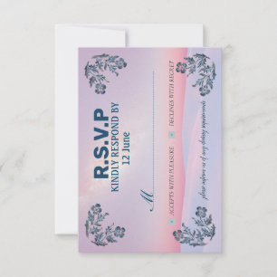 inbjudningskort RSVP i de vackraste färgerna