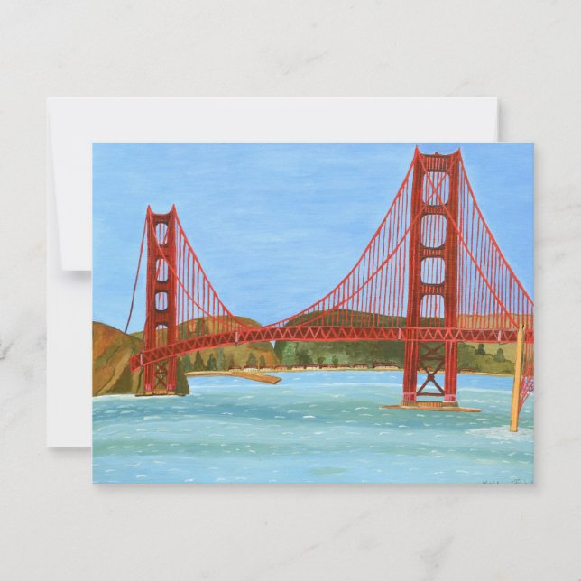 Inbjudningskort San Francisco (Framsida)