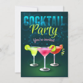 Inbjudningskort till cocktailparty