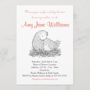Inbjudningskorten Baby Shower-inbjudan Anpassnings Inbjudningar