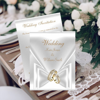 Inbjudningskorten elegant bröllop inbjudningar