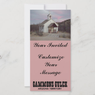 Inbjudningskorten i Gammons Gulch