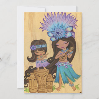 Inbjudningskorten Kaylie Ukelele Inbjudningar