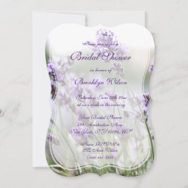 Inbjudningskortet Lavender Bohemian Möhippa Bracke Inbjudningar