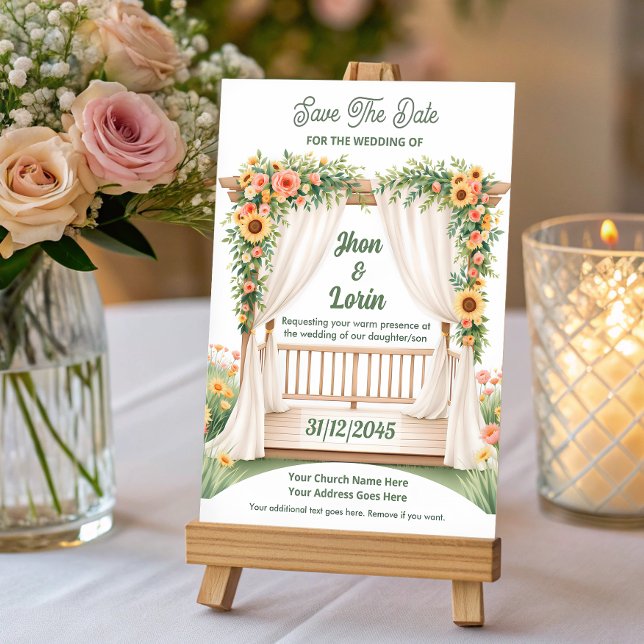 Inbjudningskortets Blommigt för vattenfärgsbröllop Inbjudningar (Skapare uppladdad)