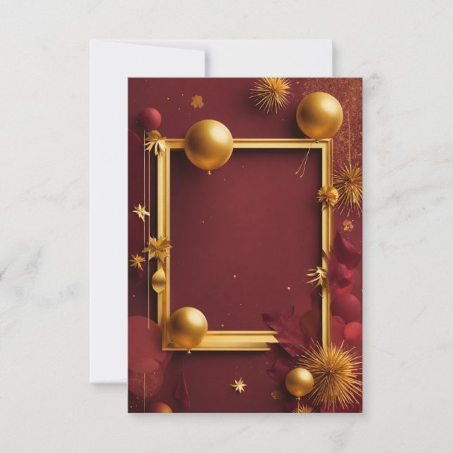 Inbjudningskortets utformning tack kort (Framsida)