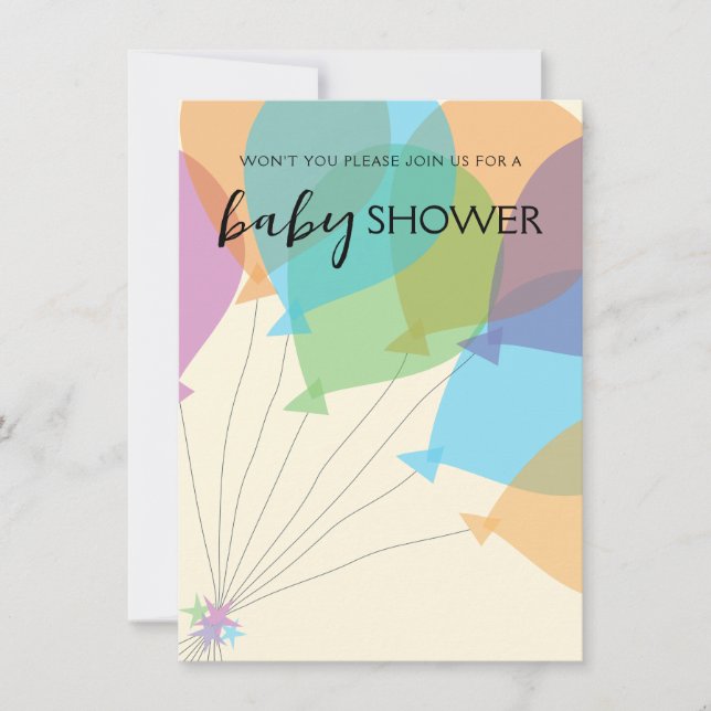 Inbjudningsmall för babybabyskor i hand plockade (Framsida)