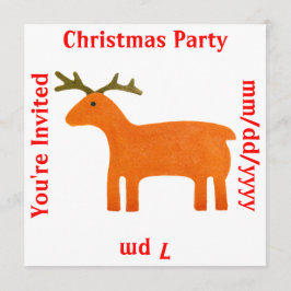 Inbjudningsmall för renvalsdockor inbjudningar