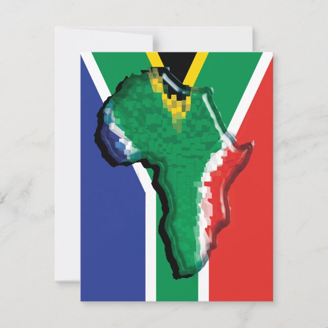 Inbjudningsmall för rugby i Sydafrika Inbjudningar (Framsida)