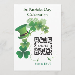 Inbjudningsmall, St patricks day Inbjudningar