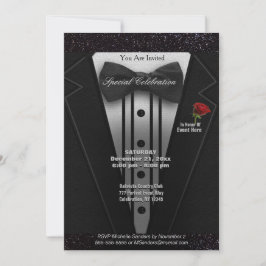 Inbjudningsmall | Tuxedo Inbjudningar