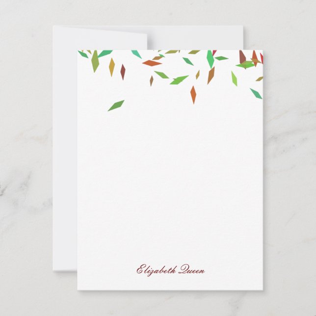 Inbjudningsstation för Rainbow Faux Foil Confetti Inbjudningar (Framsida)