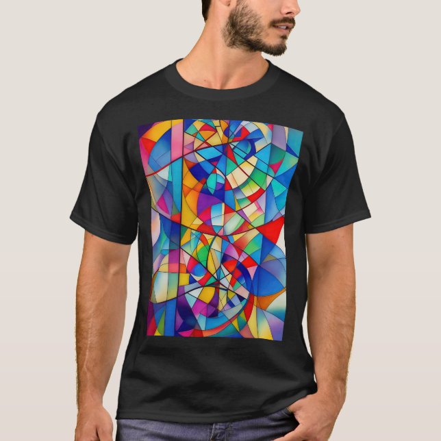 Inblandat glasaktigt t shirt (Framsida)