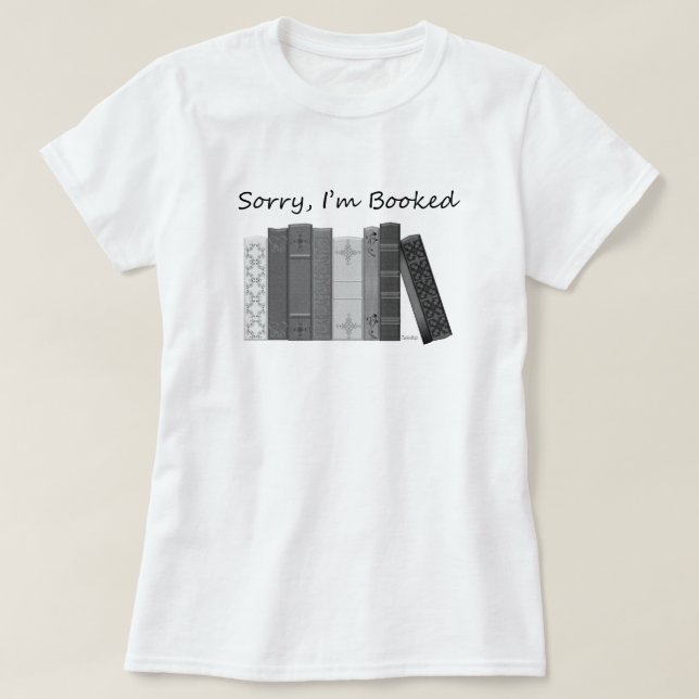 Inbokade kvinna för ledsen I-förmiddag T-tröja Tee Shirt (Design framsida)
