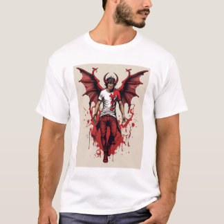 Inbördeskrig: Djävulen Angel T-Shirt Designer"
