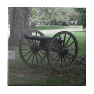 Inbördeskrigkanon i Gettysburg Kakelplatta