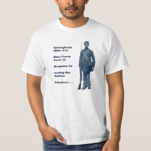 Inbördeskrigsoldat: Kostar av krigskjortan T Shirt