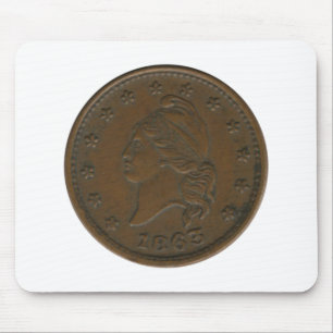 Inbördeskrigtecken 1863 musmatta