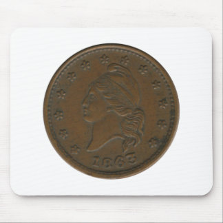 Inbördeskrigtecken 1863 musmatta