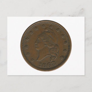 Inbördeskrigtecken 1863 vykort