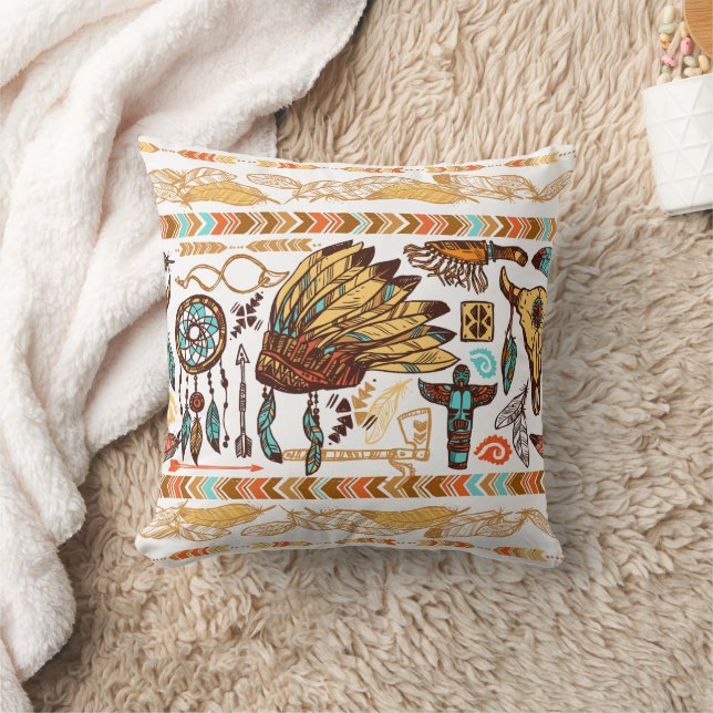Inbyggd american Southwest decor accors Kudde (Filt)