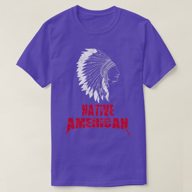 Inbyggd amerikan 55 t shirt (Design framsida)