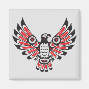 Inbyggd amerikansk brandfågel magnet