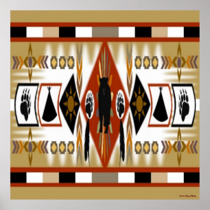 Inbyggd amerikansk Klan Poster