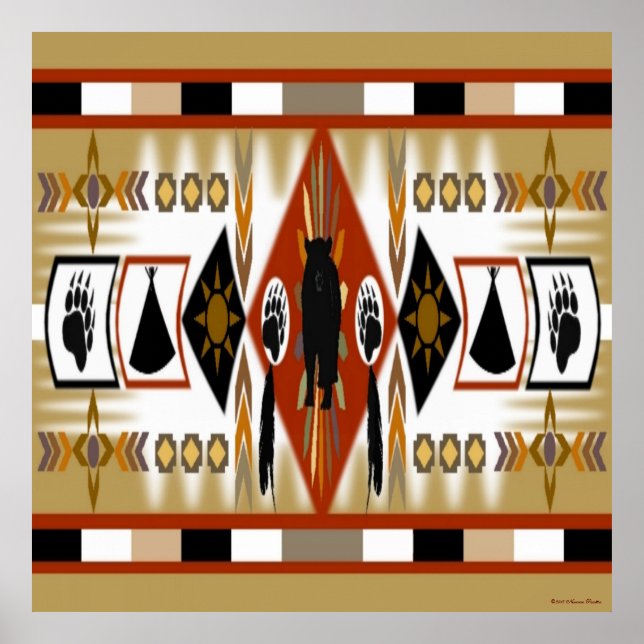 Inbyggd amerikansk Klan Poster (Framsidan)