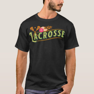 Inbyggd amerikansk Lacrosse obegränsat lax-spel T Shirt