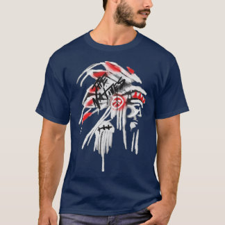Inbyggd amerikansk Ludderheaddress-design, intern T Shirt