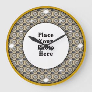 Inbyggd amerikansk Ram - din fotomägelspärr Stor Klocka