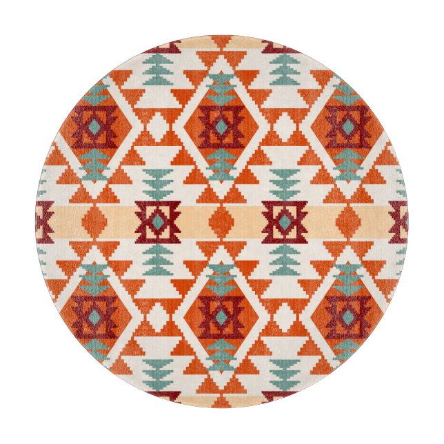 Inbyggd amerikansk Stil Geometric Seamless (Framsidan)