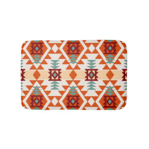 Inbyggd amerikansk Stil Geometric Seamless Badrumsmatta