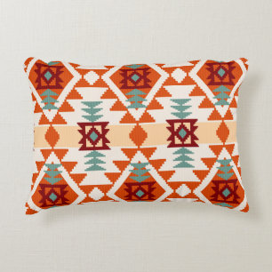 Inbyggd amerikansk Stil Geometric Seamless Prydnadskudde