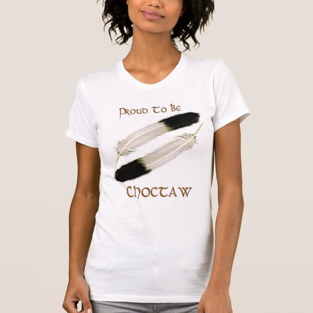 Inbyggd amerikansk "STOD ATT BE CHOCTAW"-serie T Shirt (Framsida)