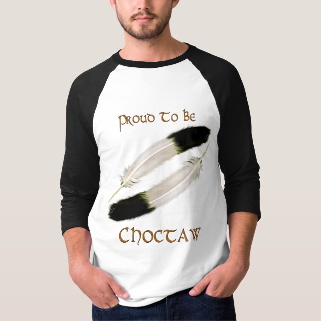 Inbyggd amerikansk "STOD ATT BE CHOCTAW"-serie T-shirt (Framsida)