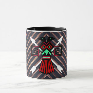 Inbyggd amerikansk Thunderbird Petroglyph Symbol Mugg