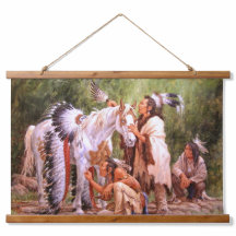 Inbyggd amerikansk Wall Hanging Tapestry