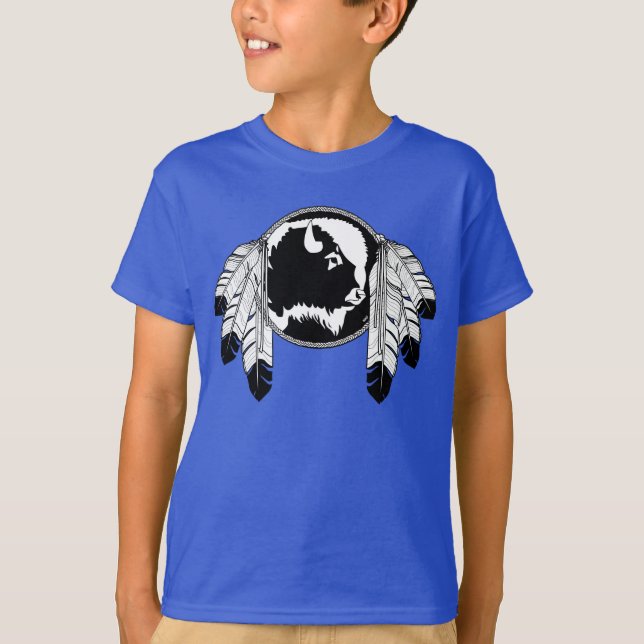 Inbyggd Barn T-shirt Organic First Nation Tee (Framsida)