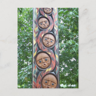 Inbyggd Carving Vykort