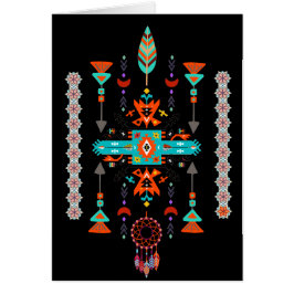 Inbyggd design hälsningskort